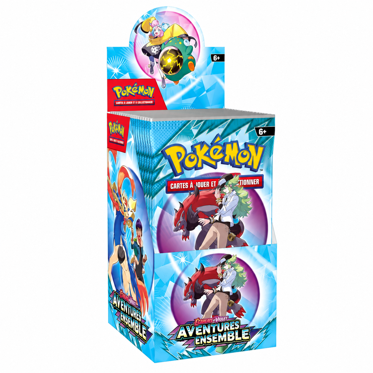 Demi-Display Pokémon Écarlate et Violet — Aventures Ensemble (18 boosters)