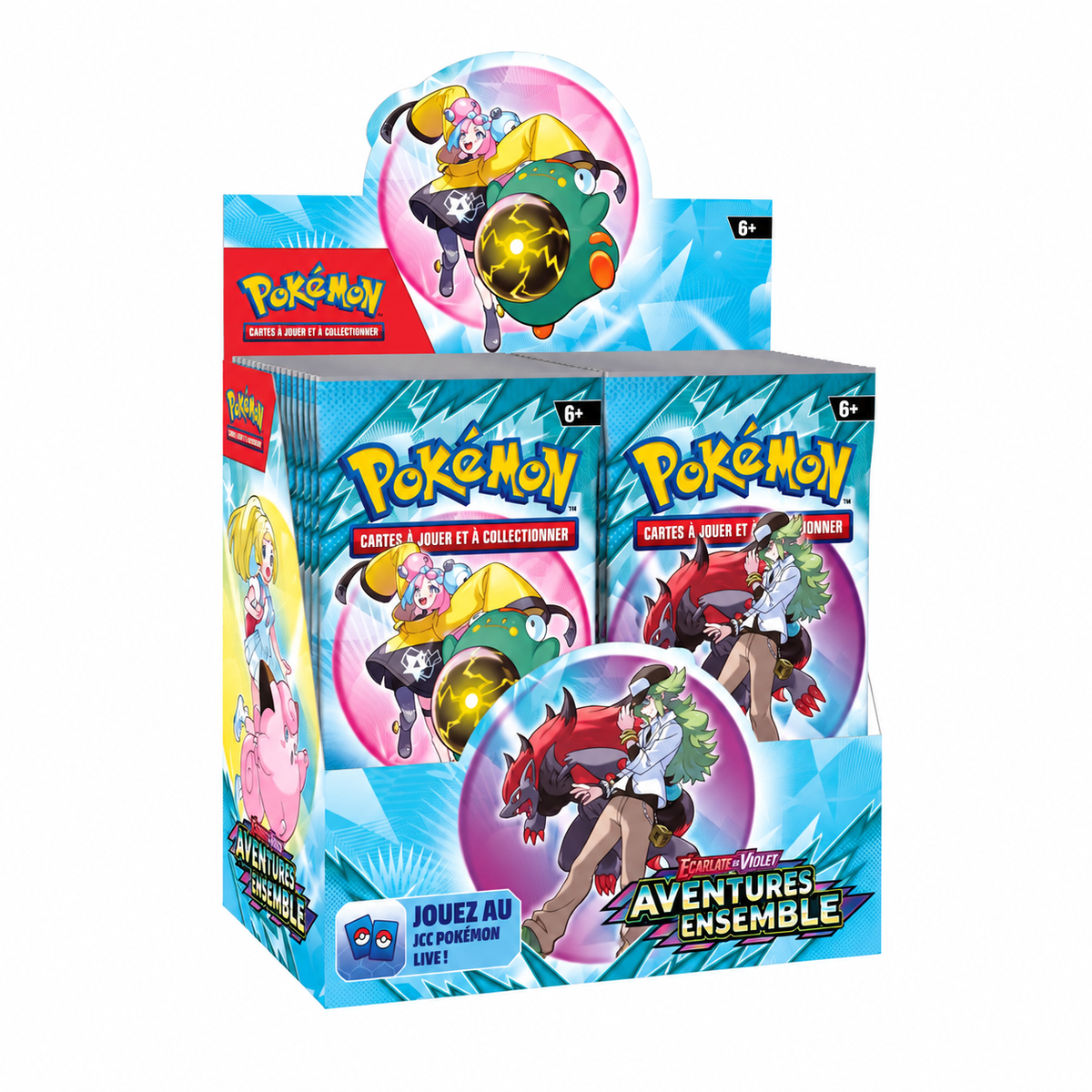 Display Pokémon Écarlate et Violet — Aventures Ensemble (36 boosters)