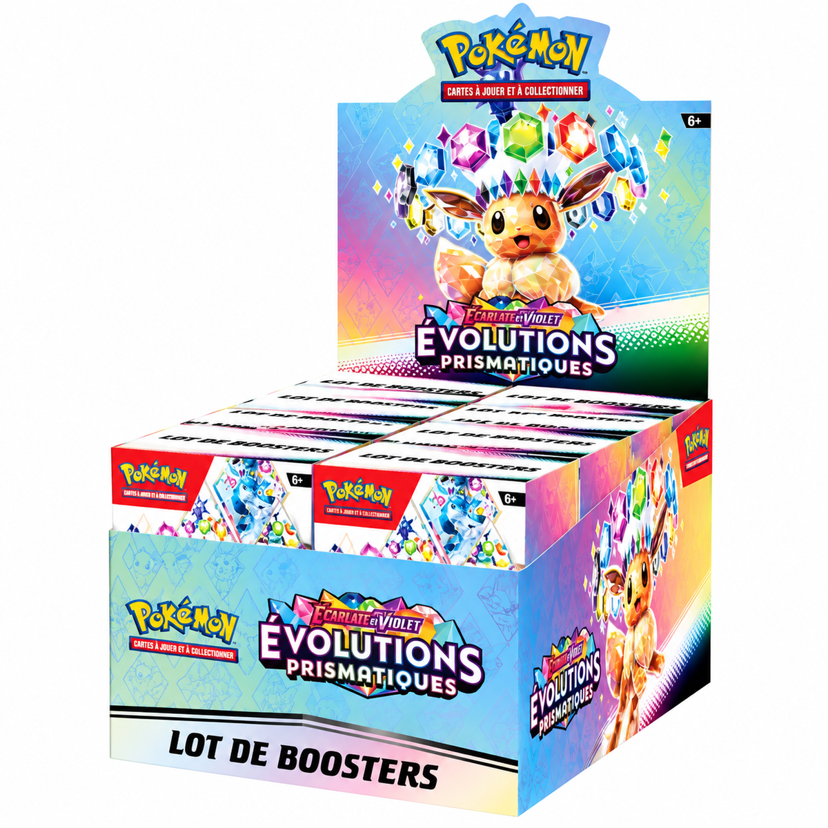Lot de Boosters Pokémon Écarlate et Violet — Évolutions Prismatiques
