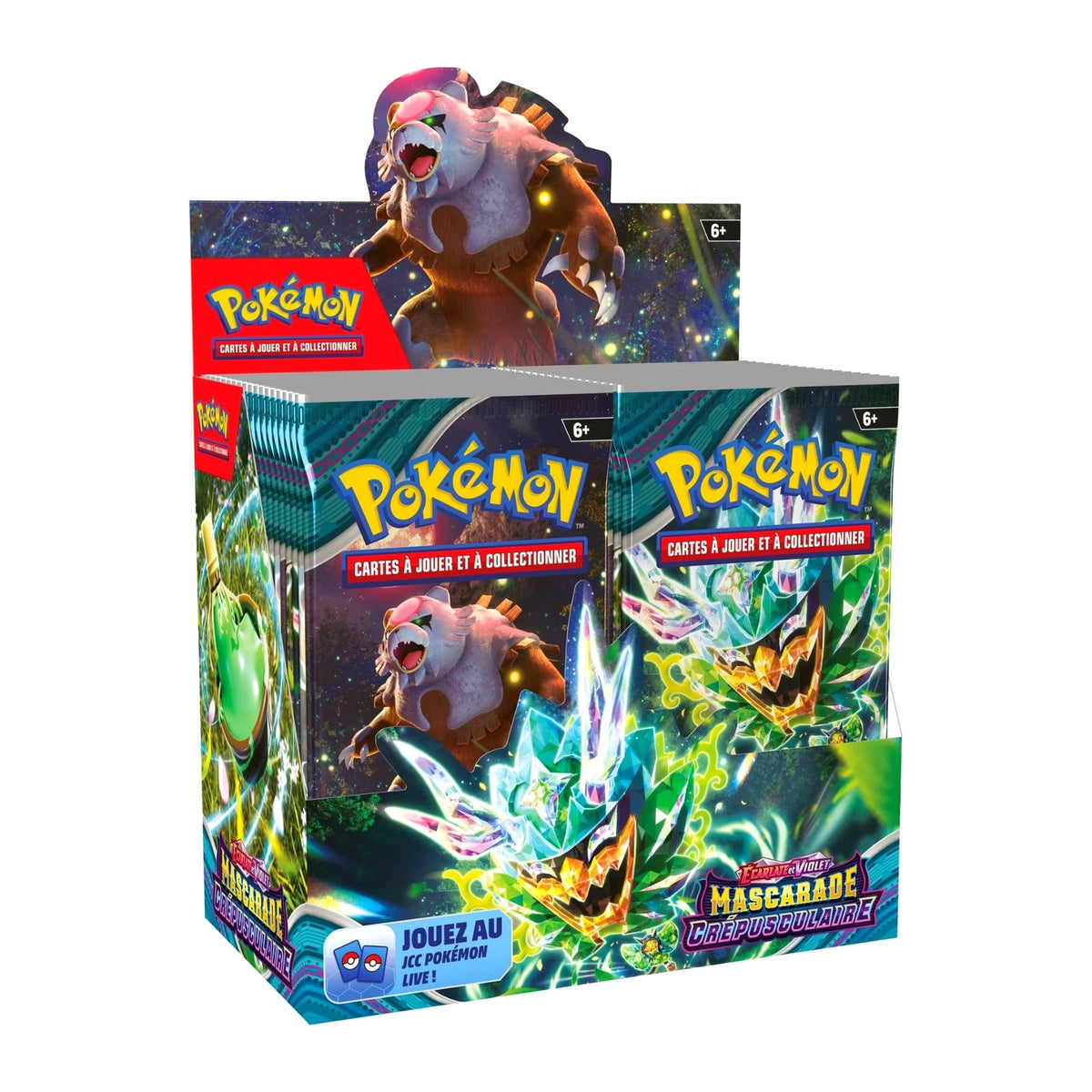 Display Pokémon Écarlate et Violet — Mascarade Crépusculaire (36 boosters)