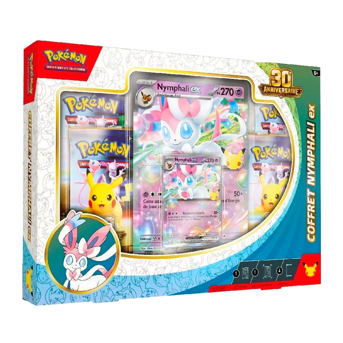 Pokémon - Coffret 30ᵉ Anniversaire ME05.5 : Nymphali Ex