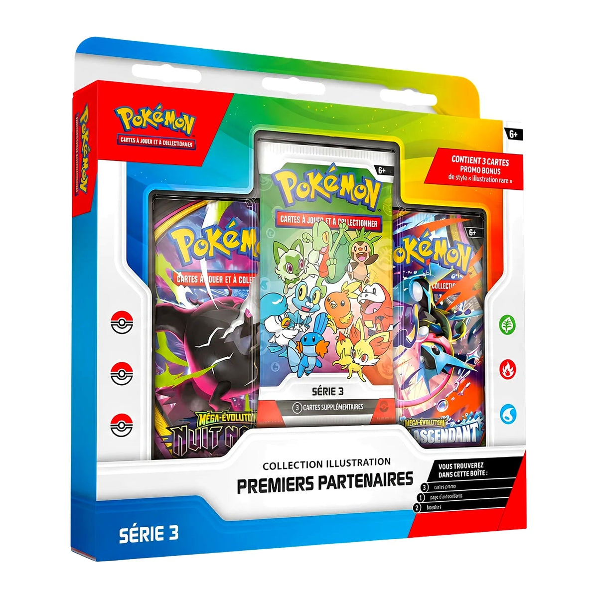 Pokémon - Coffret Collection Illustration : Premiers Partenaires - Série 3