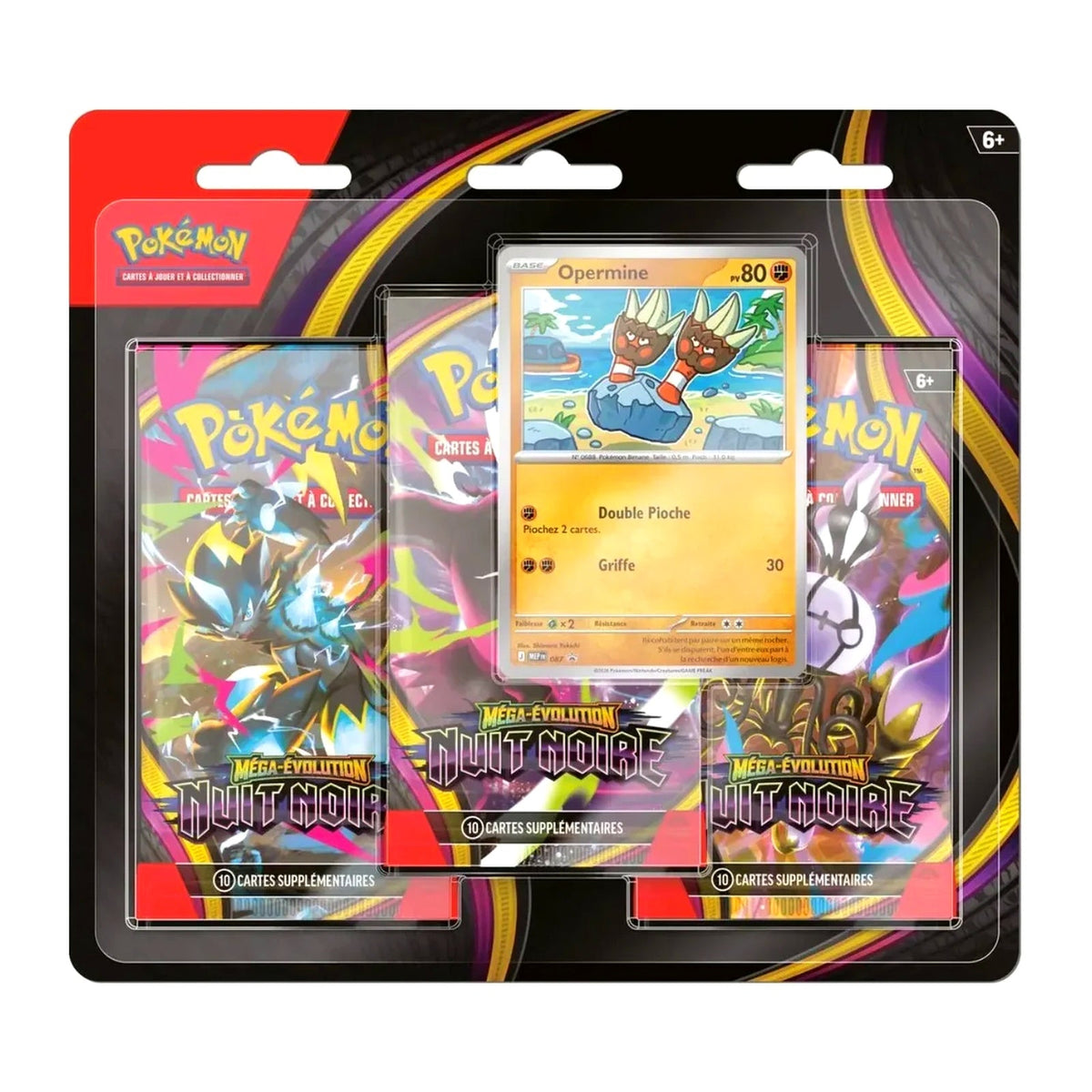 Pokémon - Tripack Méga-Évolution Nuit Noire : Opermine